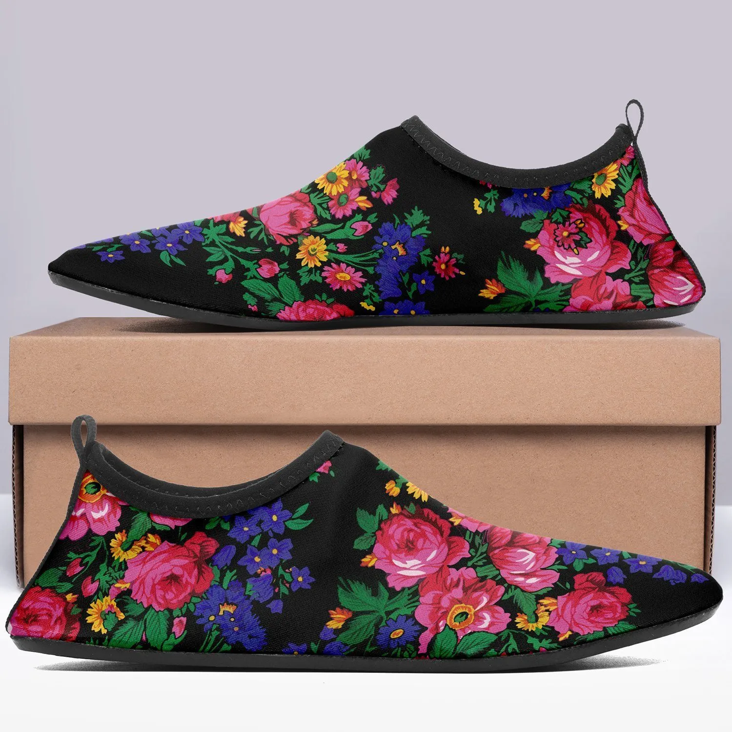 Kokum's Revenge Black Kid's Sockamoccs