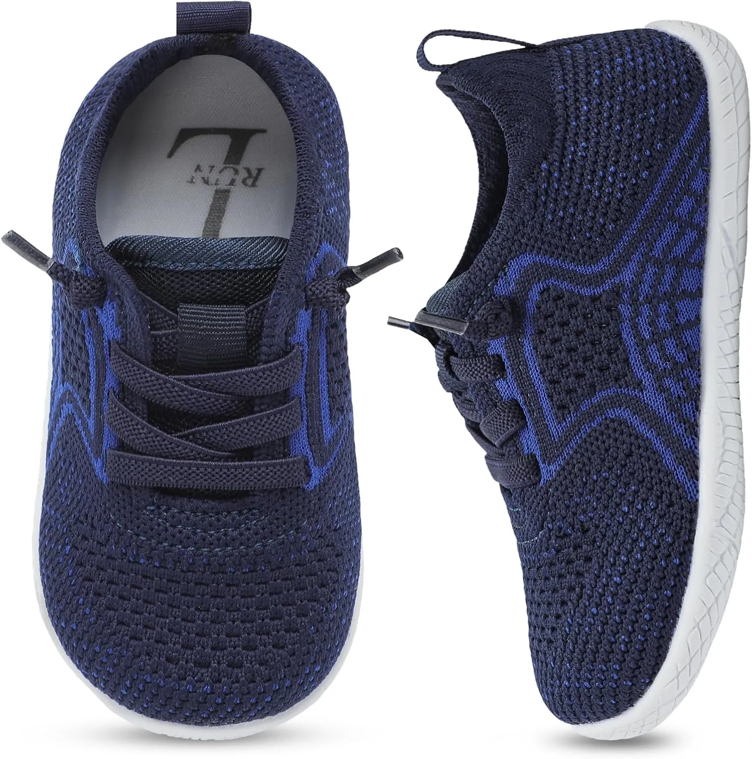 L-RUN Toddler Boys Girls Tennis Shoes Breathable Comfortable Barefoot Wide Summer School Walking Sneakers Baby First Walking Shoes