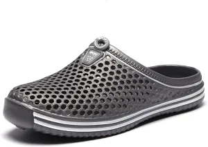 LIBINXIF Women Garden Clog Shoes Mesh Summer Breathable Slippers Beach Sandals Shower Footwear Water Shoes Walking Anti-Slip Shoes