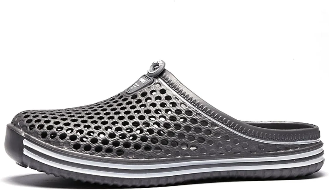 LIBINXIF Women Garden Clog Shoes Mesh Summer Breathable Slippers Beach Sandals Shower Footwear Water Shoes Walking Anti-Slip Shoes