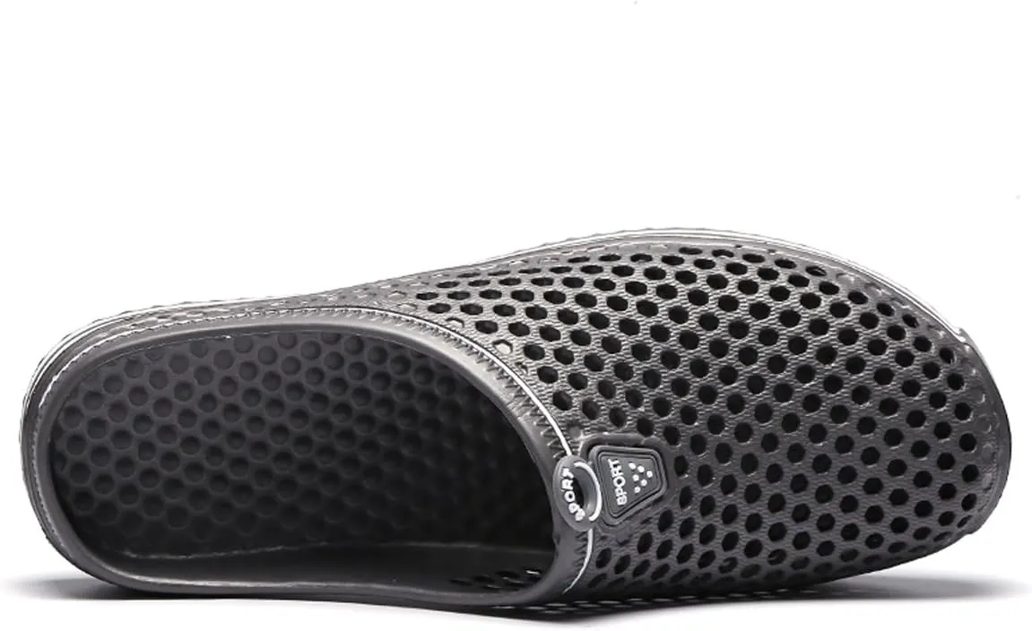 LIBINXIF Women Garden Clog Shoes Mesh Summer Breathable Slippers Beach Sandals Shower Footwear Water Shoes Walking Anti-Slip Shoes