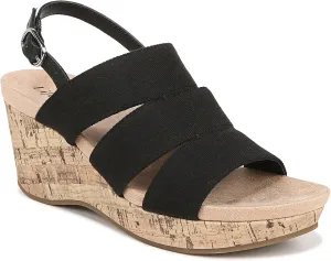 LifeStride Women's Darby Slingback Wedge Sandal