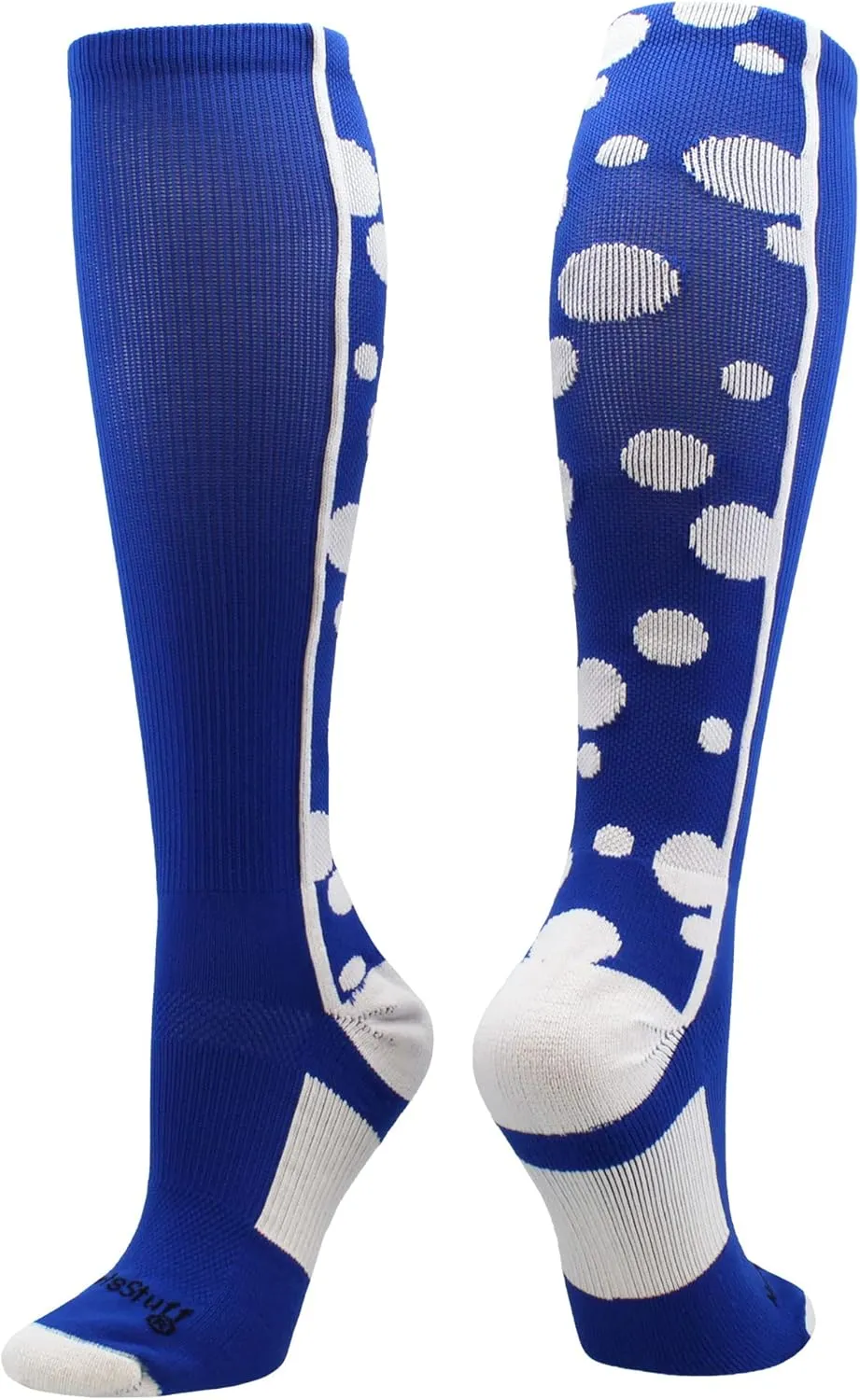 MadSportsStuff Polka Dots Athletic Socks Softball Soccer Volleyball