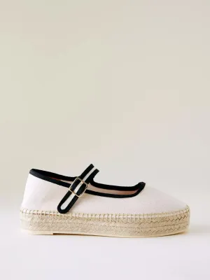 Mary Jane espadrille flats