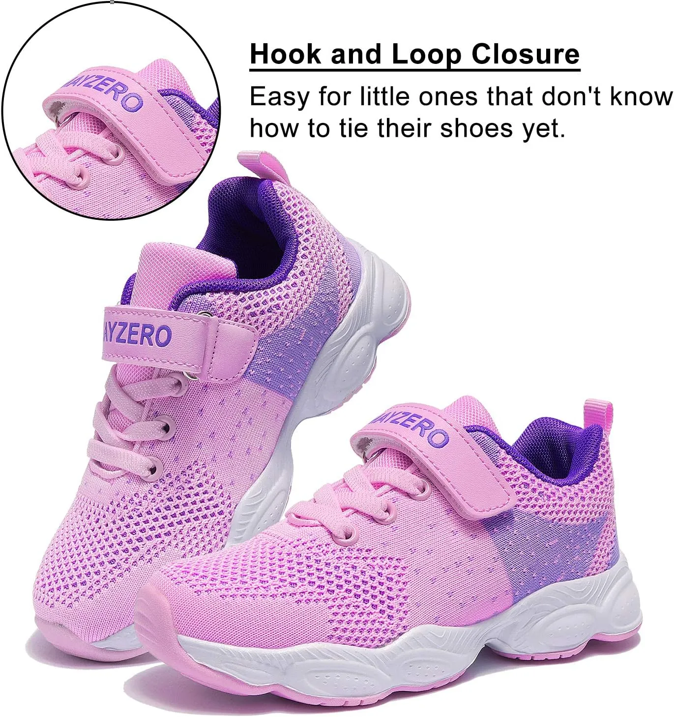 MAYZERO Kids Tennis Shoes Breathable Running Shoes Walking Shoes Fashion Sneakers for Boys and Girls