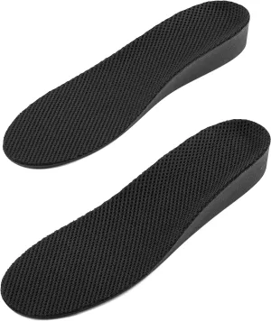Men Height Increase Insole Full Length Breathable Comfort Lifts/Heel Inserts - 1 Inch Taller IK206