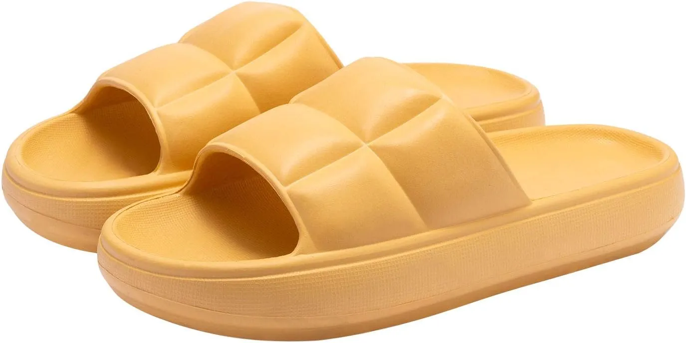 Menore Slippers for Women and Men Quick Drying, EVA Open Toe Soft Slippers, Non-Slip Soft Shower Spa Bath Pool Gym House Sandals Spa Slippers for Indoor & Outdoor