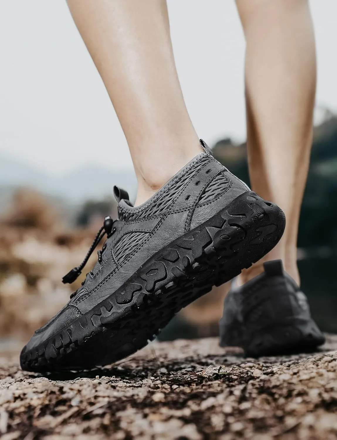 Men's Hiking Shoes Outdoor Wading Sneakers Breathable Quick-Drying Water Shoes 6.5-12 Sizes