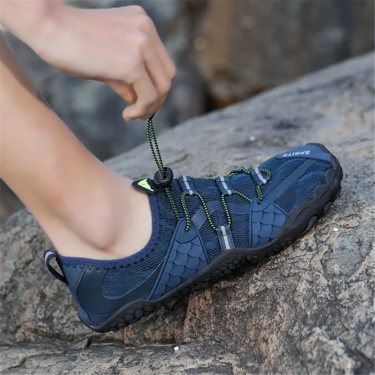 Men's Minimalist Barefoot Trail Running Water Shoes | Wide Toe Box | Nature Inspired