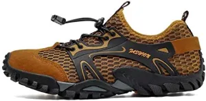Mens Quick Dry Water Shoes, Mesh Hiking Trekking Outdoor Aqua Footwear, Camping, River Creek, Rainforest Hike,Beach