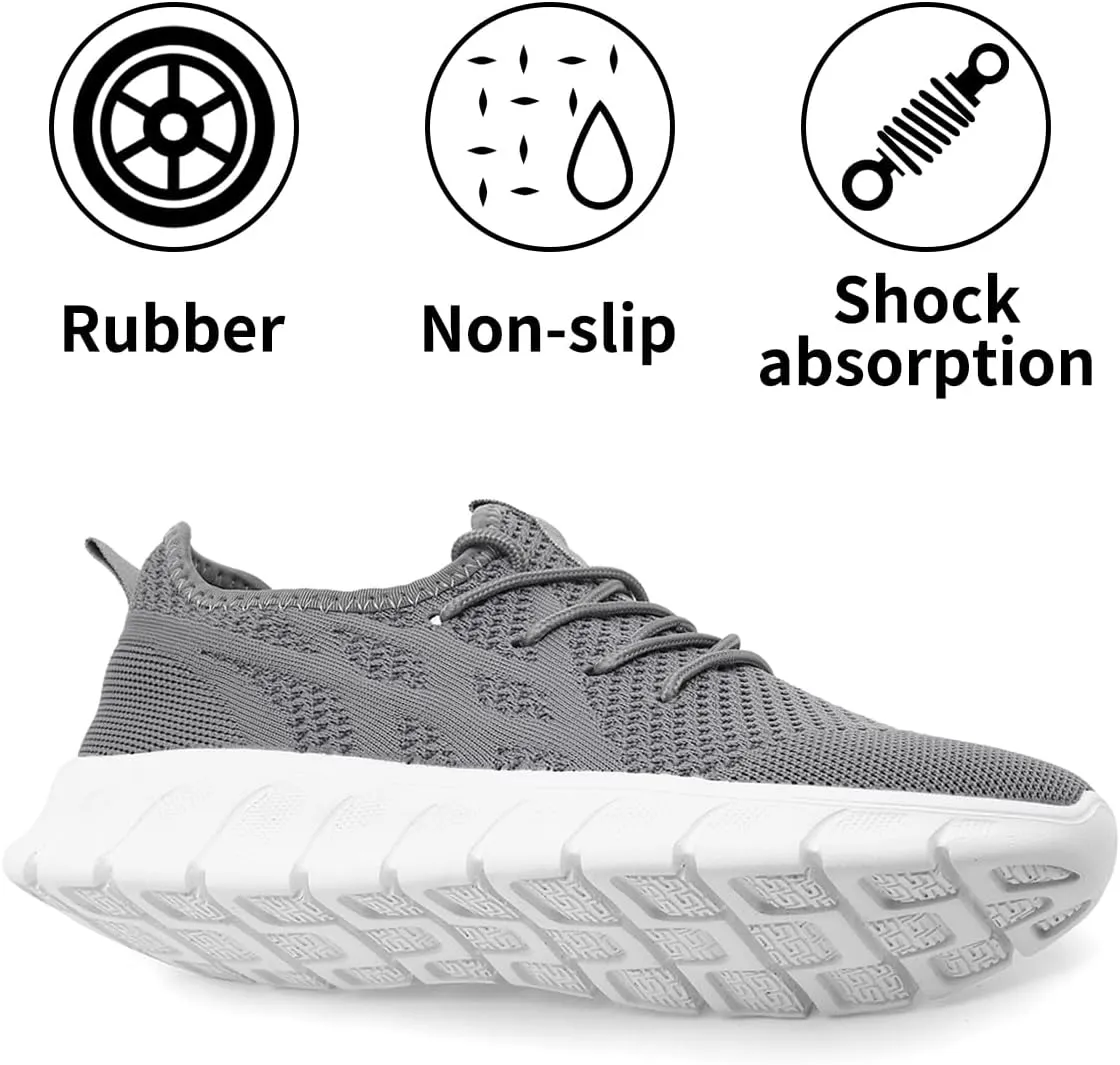 Men's Shoes Running Road Walking Sneakers Sports Athletic Workout Gym Shoes Casual Comfortable Breathable Fashion