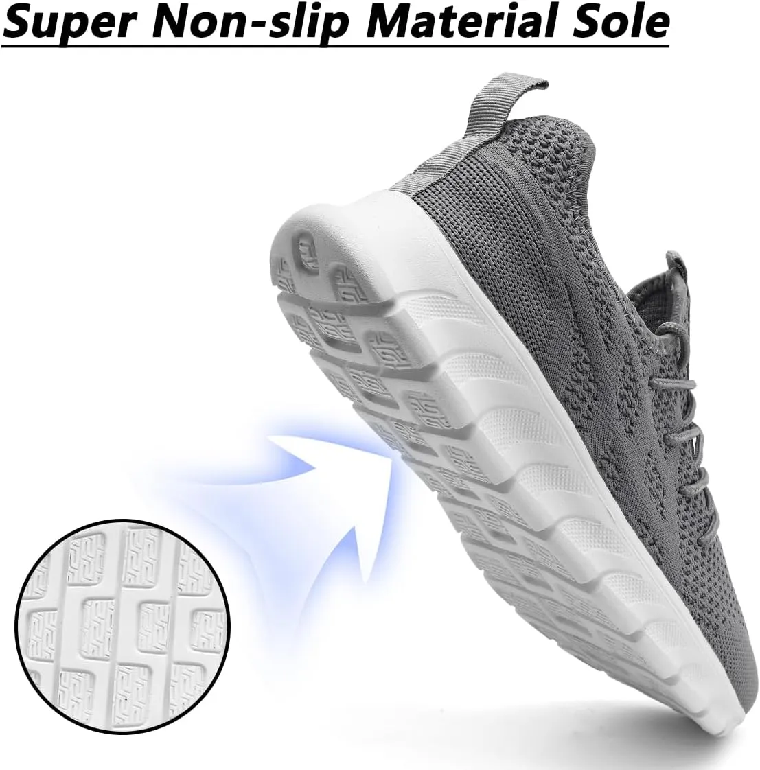 Men's Shoes Running Road Walking Sneakers Sports Athletic Workout Gym Shoes Casual Comfortable Breathable Fashion