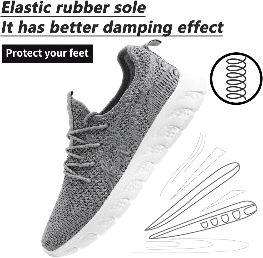 Men's Shoes Running Road Walking Sneakers Sports Athletic Workout Gym Shoes Casual Comfortable Breathable Fashion