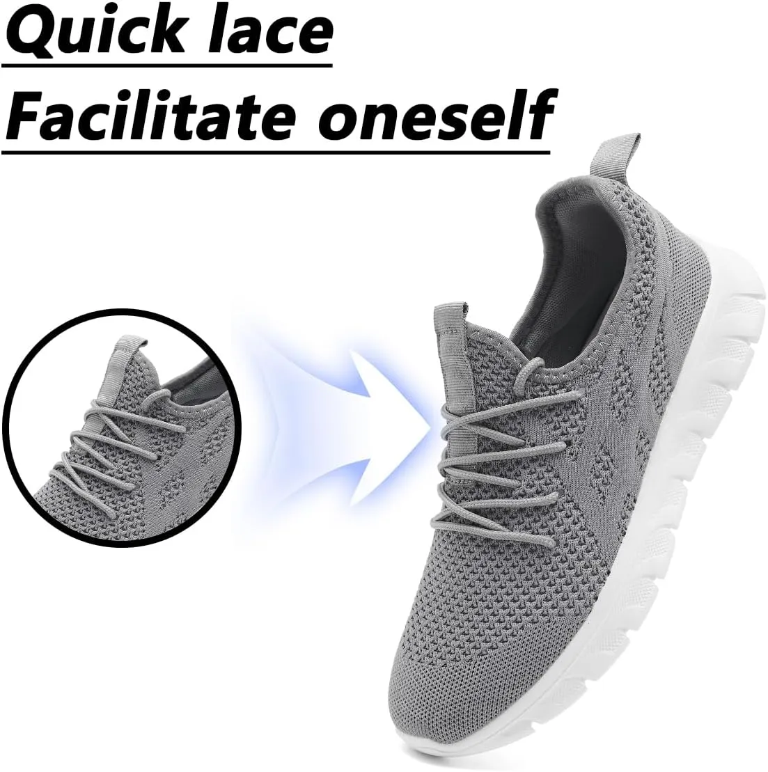 Men's Shoes Running Road Walking Sneakers Sports Athletic Workout Gym Shoes Casual Comfortable Breathable Fashion