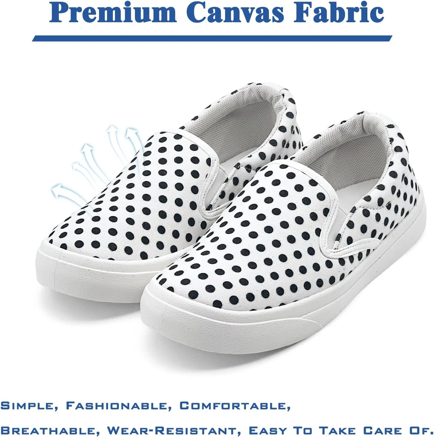Men's Slip On Loafers Classic Canvas Shoes Casual Comfortable Flat Leisure Vintage Breathable Lightweight Dress Walking Sneakers