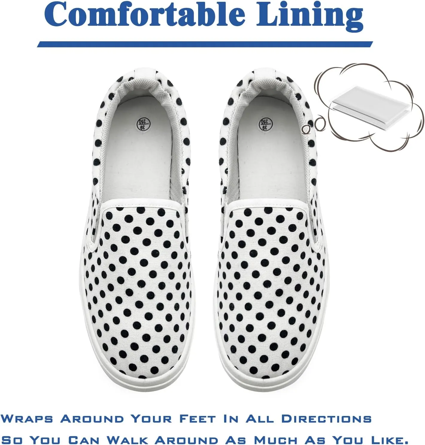 Men's Slip On Loafers Classic Canvas Shoes Casual Comfortable Flat Leisure Vintage Breathable Lightweight Dress Walking Sneakers