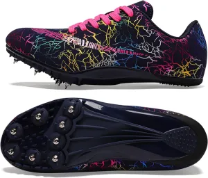 Men's Spikes Track and Field Shoes Outdoor Sprint Racing Running Jumping Traning Cleats