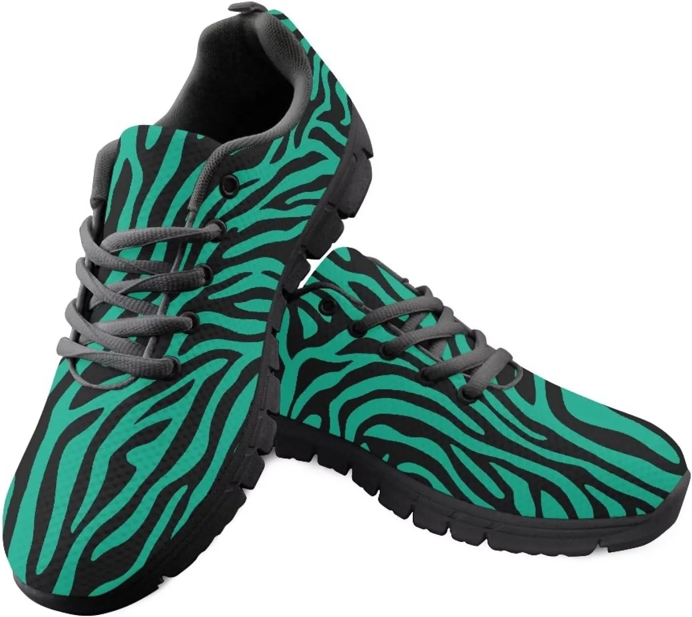 Men's Supportive Running Shoes Lace-Up Non Slip Tennis Sneakers Breathable Comfort Outdoor Shoes for Athletic US 5-14 Black Sole