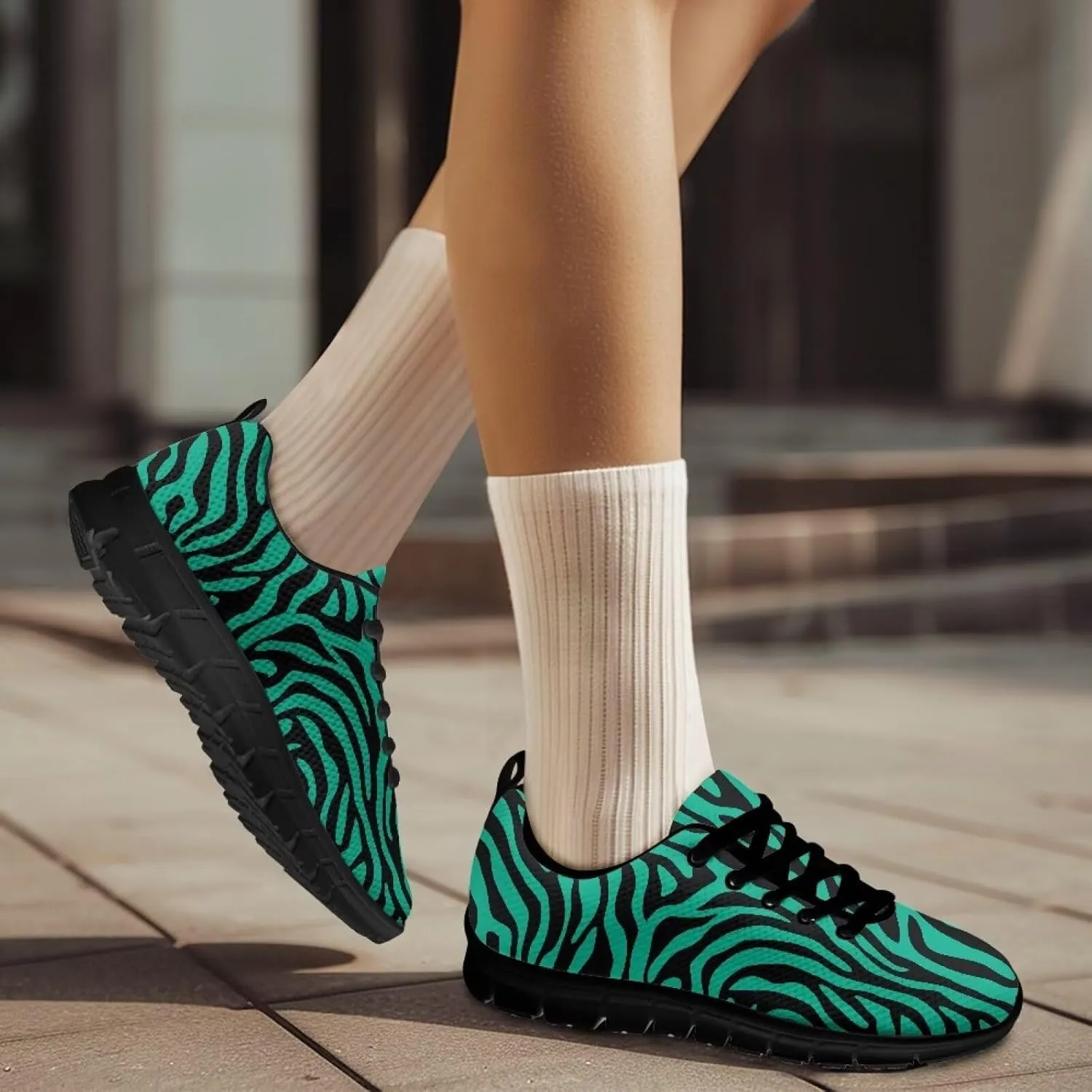 Men's Supportive Running Shoes Lace-Up Non Slip Tennis Sneakers Breathable Comfort Outdoor Shoes for Athletic US 5-14 Black Sole