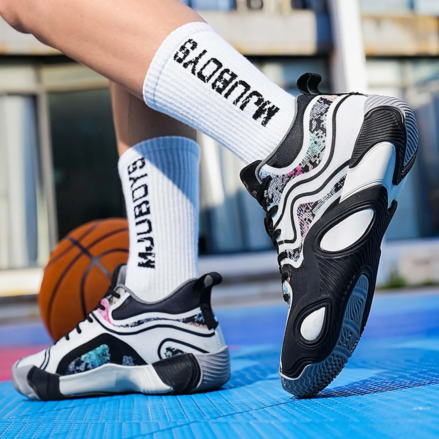 Men's Women's Training Competition Professional Basketball Shoes Jumping Fast Landing Stable Sports Shoes