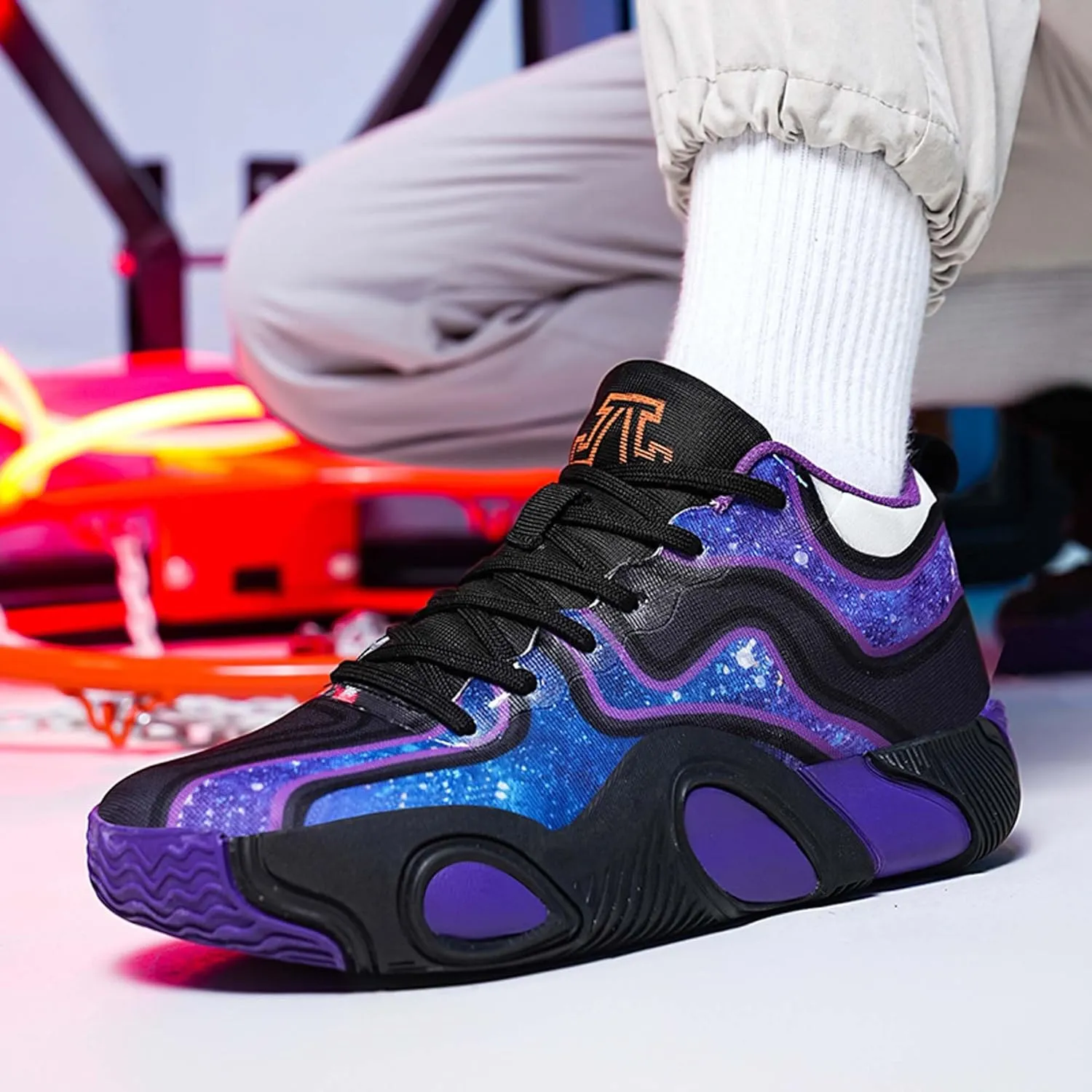 Men's Women's Training Competition Professional Basketball Shoes Jumping Fast Landing Stable Sports Shoes