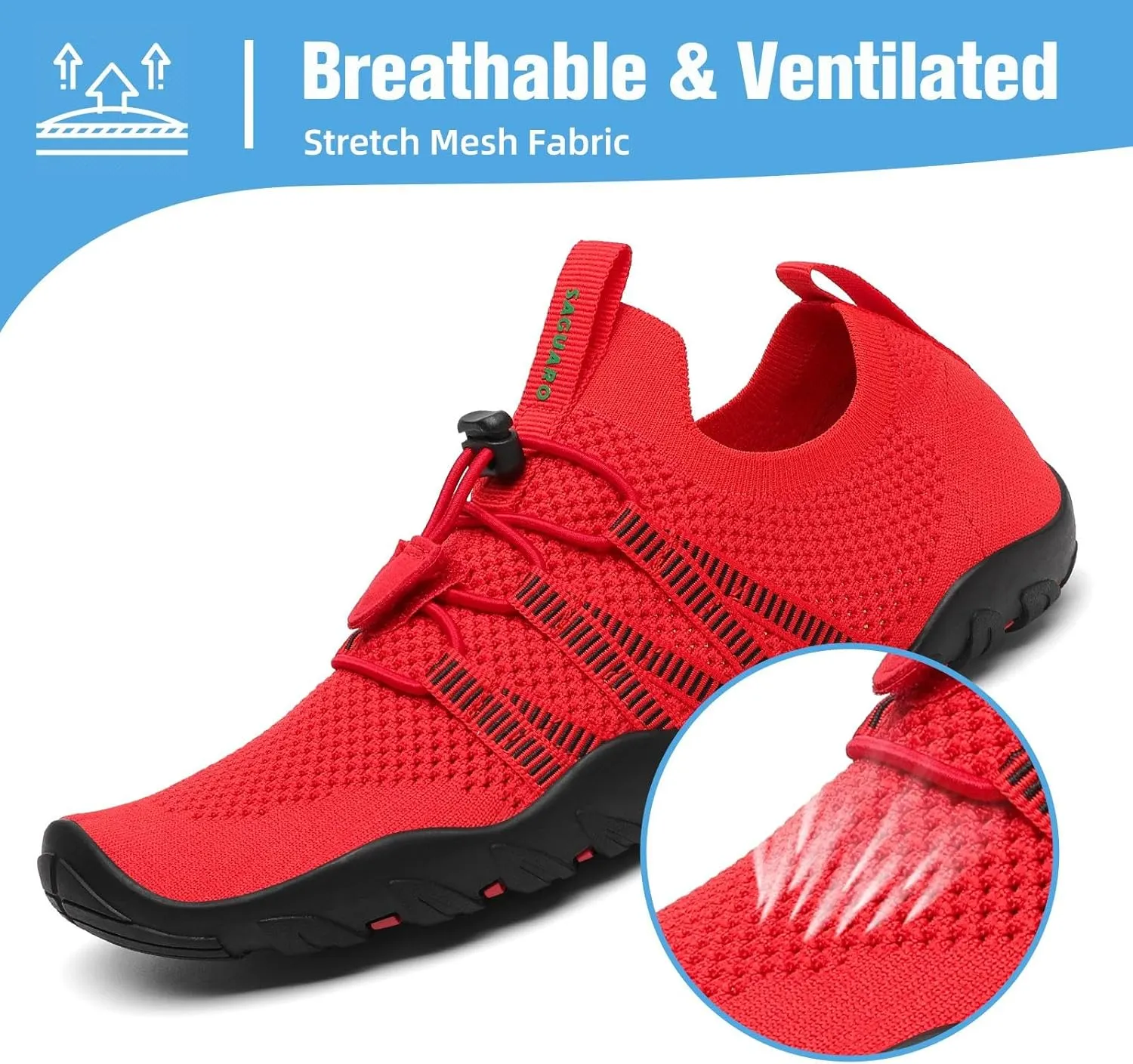Mishansha Water Shoes for Women Men Barefoot Beach Shoe Quick Dry Aqua Swim Socks for Surfing Yoga Size 4.5-15 Women/3-13.5 Men