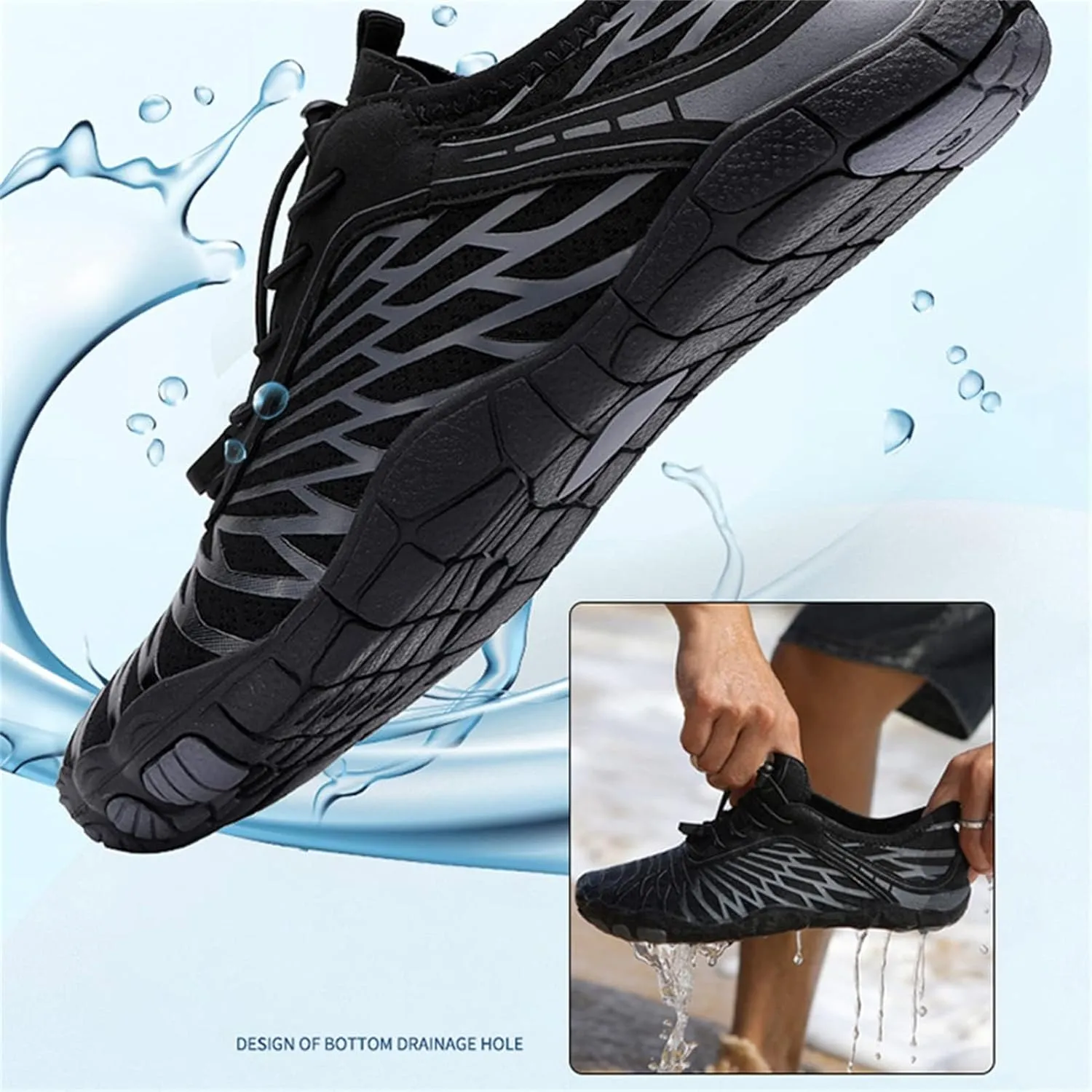 Mmoneyake Hike Barefoot Shoes Women Men Wide Toe Box Healthy & Non-Slip Barefoot Shoes Outdoor Hiking Shoe Grounded Footwear Unisex