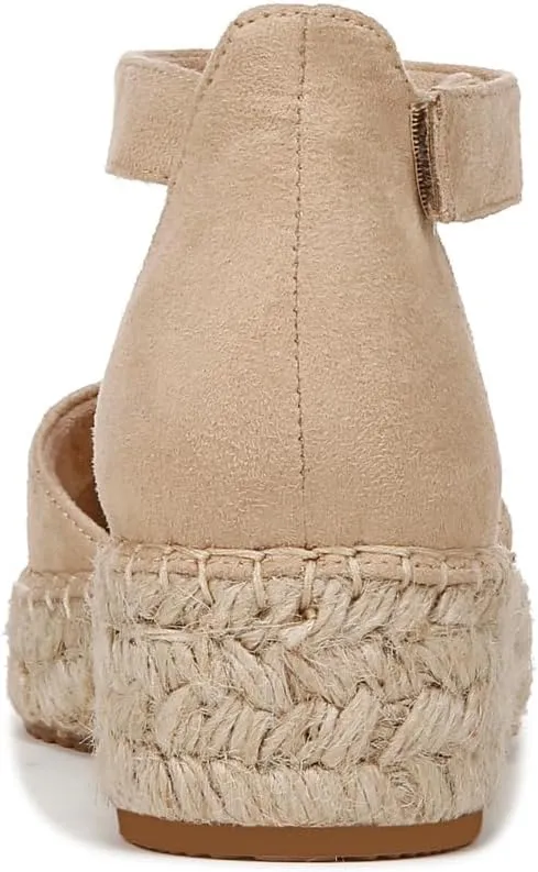 Naturalizer Women's Wren Ankle Strap Low Heel Espadrille Wedge Sandal