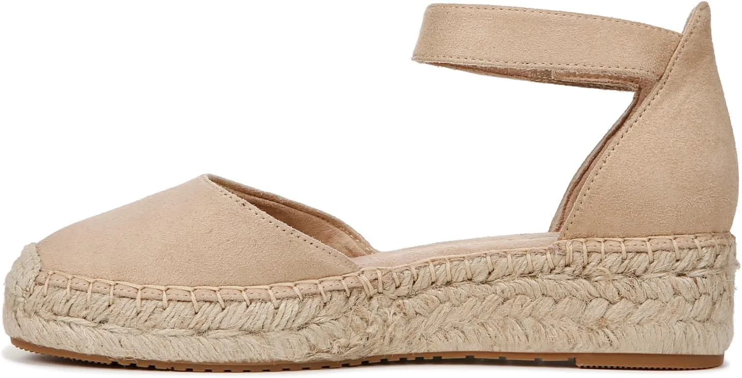 Naturalizer Women's Wren Ankle Strap Low Heel Espadrille Wedge Sandal