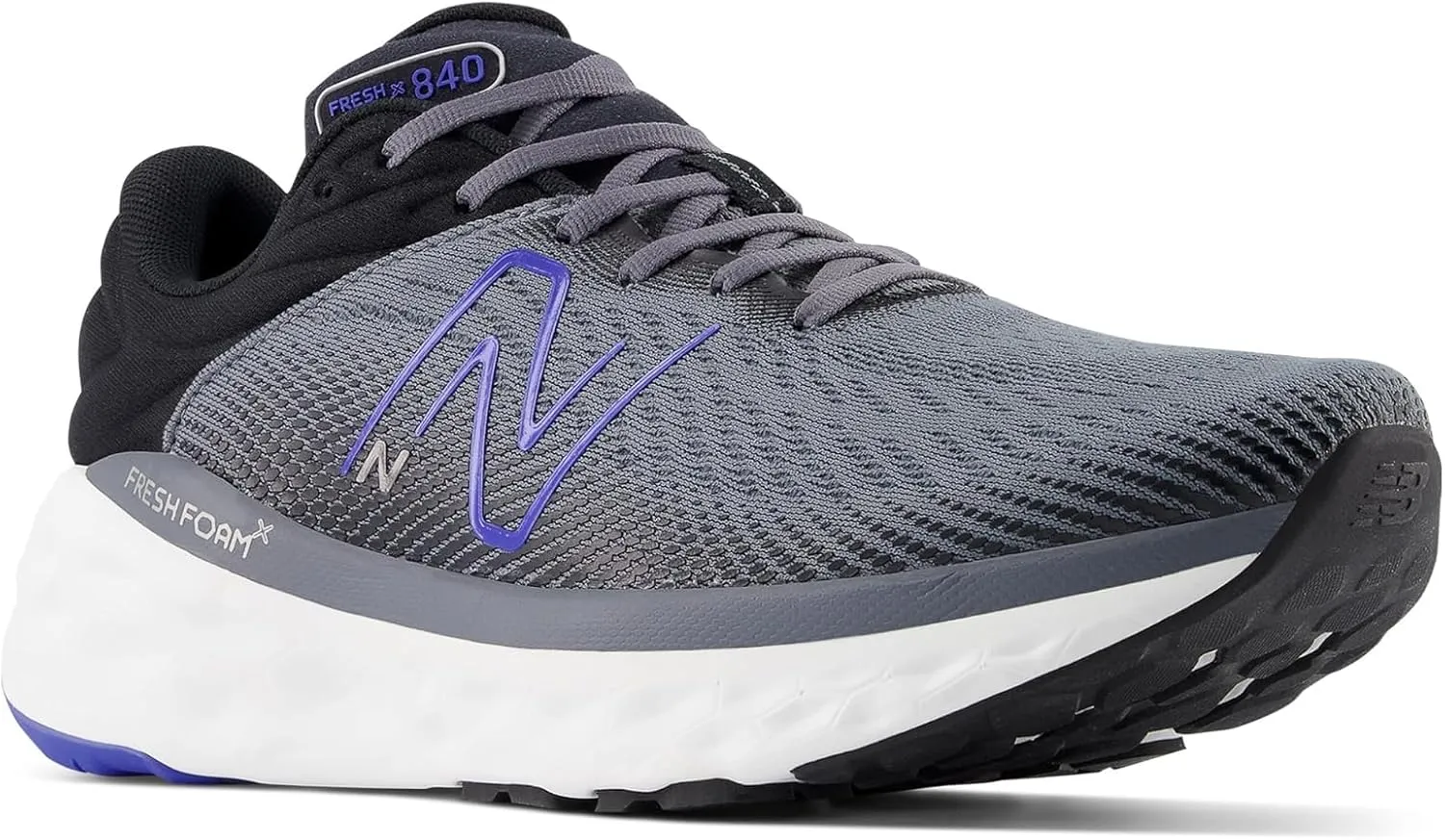 New Balance Men's Fresh Foam X 840f V1 Running Shoe, Castlerock/Marine Blue/Black, 7.5 Wide