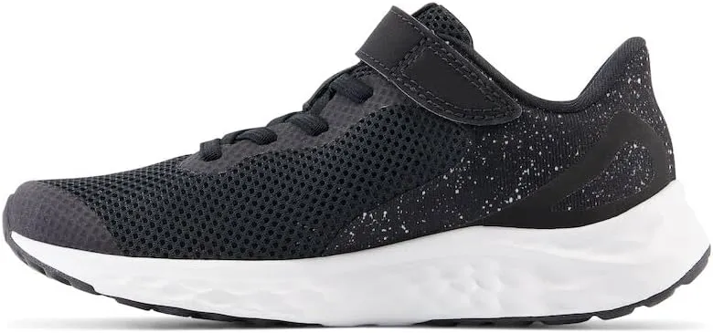 New Balance Unisex-Child Fresh Foam Arishi V4 Bungee Lace with Top Strap Running Shoe