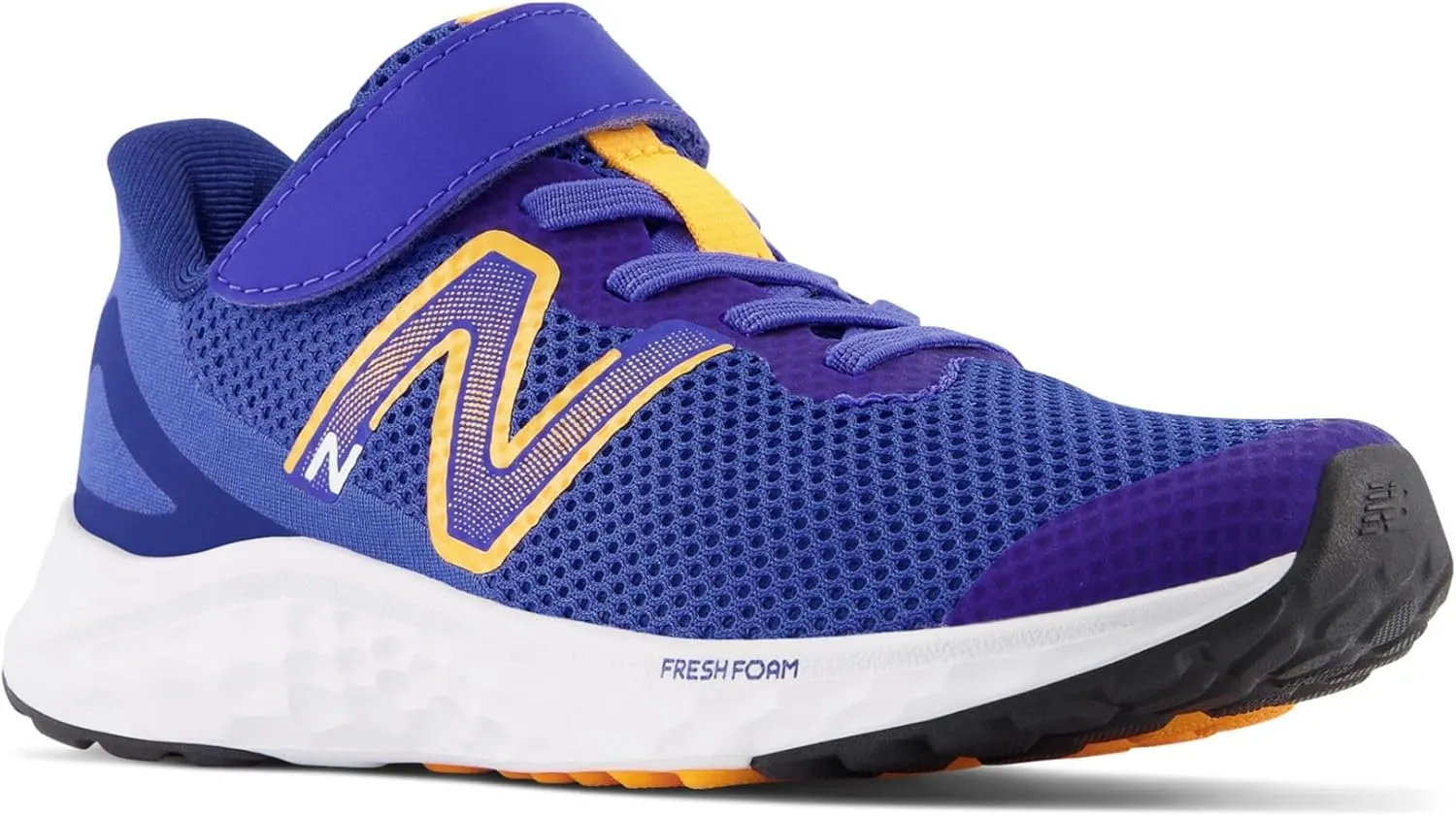 New Balance Unisex-Child Fresh Foam Arishi V4 Bungee Lace with Top Strap Running Shoe