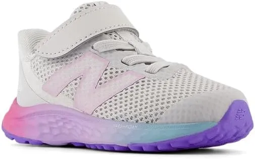 New Balance Unisex-Child Fresh Foam Arishi V4 Bungee Lace with Top Strap Running Shoe