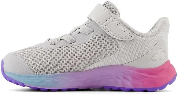 New Balance Unisex-Child Fresh Foam Arishi V4 Bungee Lace with Top Strap Running Shoe