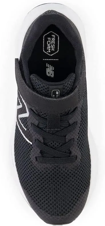 New Balance Unisex-Child Fresh Foam Arishi V4 Bungee Lace with Top Strap Running Shoe