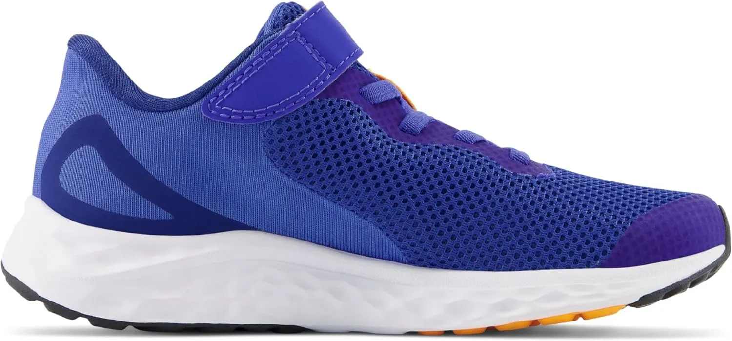 New Balance Unisex-Child Fresh Foam Arishi V4 Bungee Lace with Top Strap Running Shoe