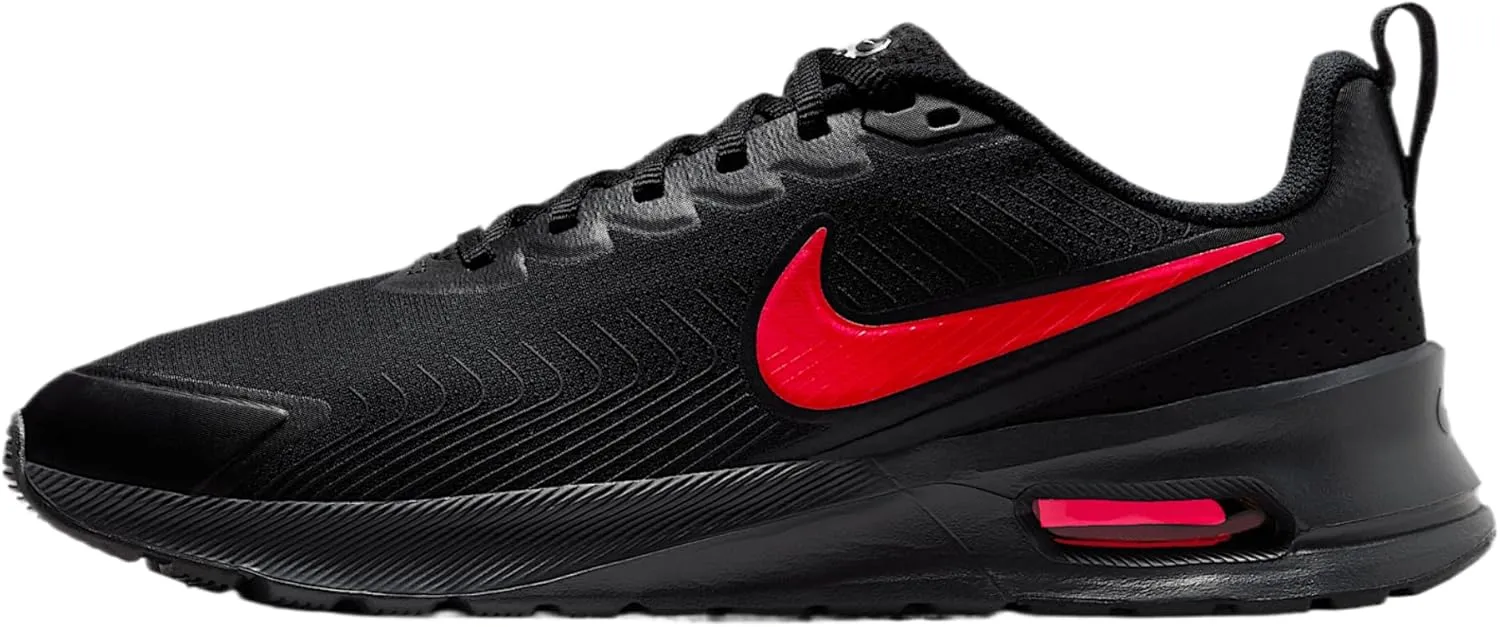 Nike Air Max Nuaxis Men's Shoes (FD4329-010, Black/Black/Black/University Red)