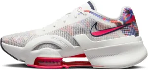 Nike Air Zoom SuperRep 3 Women's HIIT Class Shoes (Summit White/Blackened Blue/Bright Crimson/Hyper Pink, US Footwear Size System, Adult, Women, Numeric, Medium, 10.5)