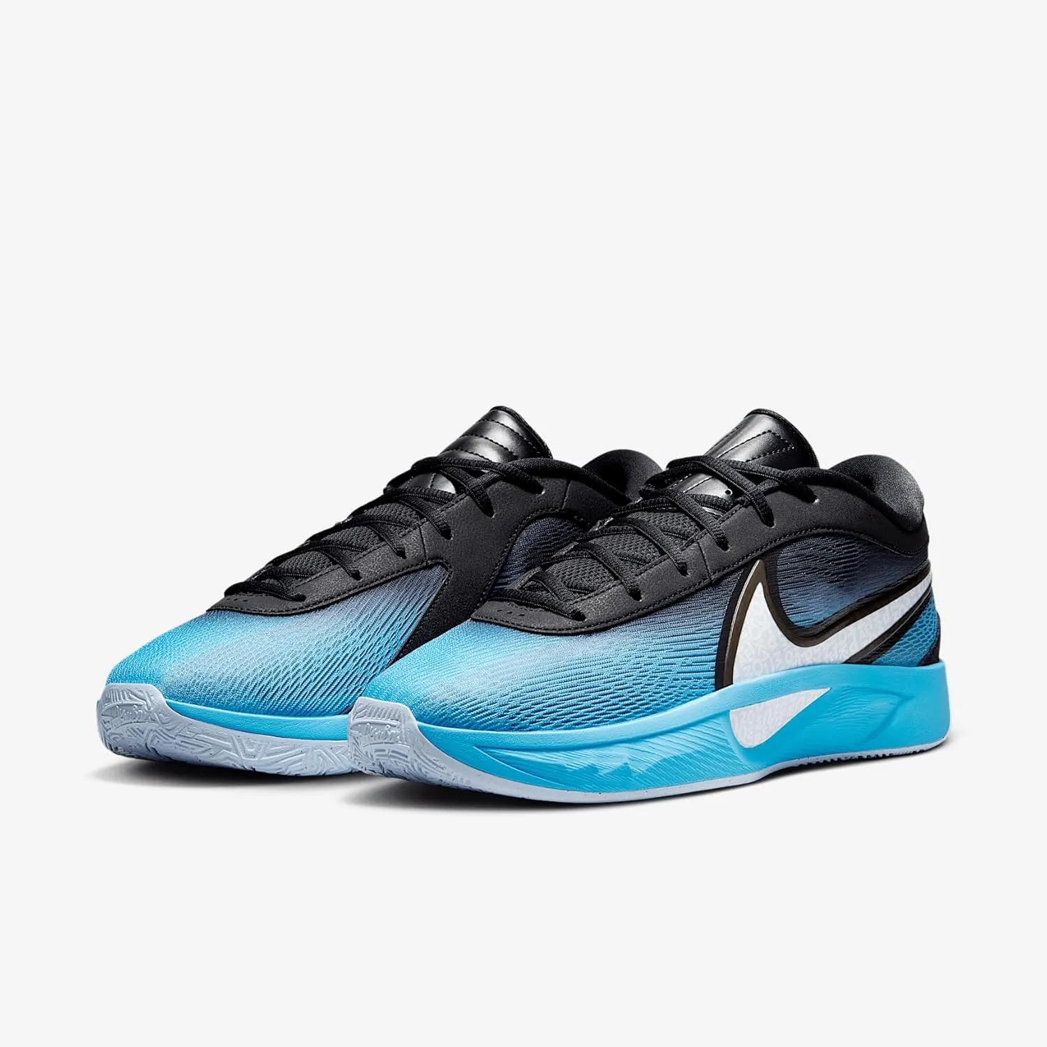 Nike Giannis Freak 6 "Christmas Basketball Shoes (FZ1620-001, Black/Blue Tint/White/Baltic Blue)