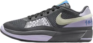 Nike Ja 1 Big Kids' Basketball Shoes (DX2294-002, Iron Grey/Lilac Bloom/Light Photo Blue/Glow) Size 7