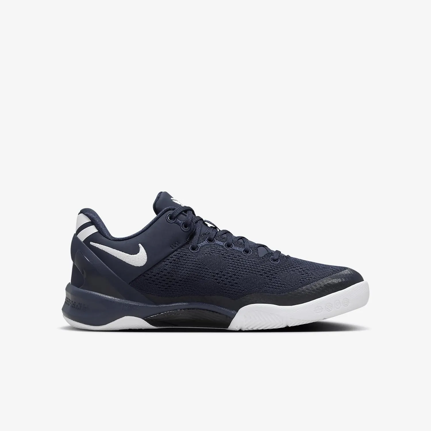 Nike Kobe 8 Big Kids' Basketball Shoes (FN0266-400, College Navy/College Navy/White)
