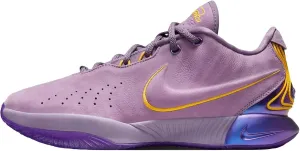 NIKE Lebron XXI Basketball Shoes (FV2345-500, Violet Dust/Purple Cosmos/University Gold) Size 3.5