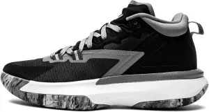 Nike mens Jordan Zion 1 Basketball Shoe, Black/White/Smoke Grey, 8