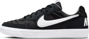 Nike Men's NSW Tiempo Trainer Black/White/Gum Med Brown Training Shoe 9.5 Men US