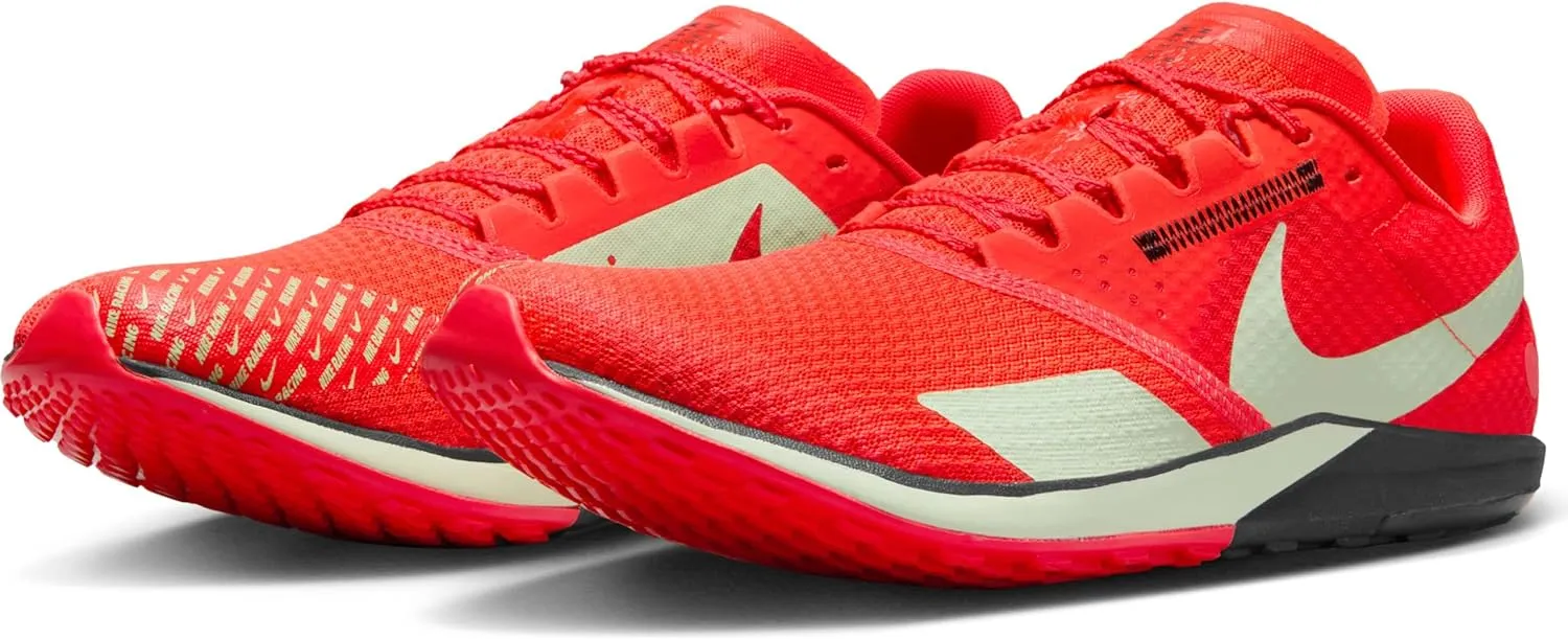 Nike Rival Waffle 6 Road and Cross-Country Racing Shoes (DX7998-100, White/Black-Pure Platinum)