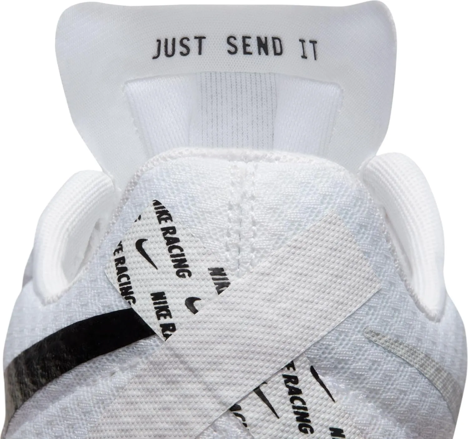 Nike Rival Waffle 6 Road and Cross-Country Racing Shoes (DX7998-100, White/Black-Pure Platinum)