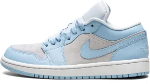 Nike Women's Air Jordan 1 Low UNC Basketball Shoe, Football Grey/White/Aluminum, 8.5
