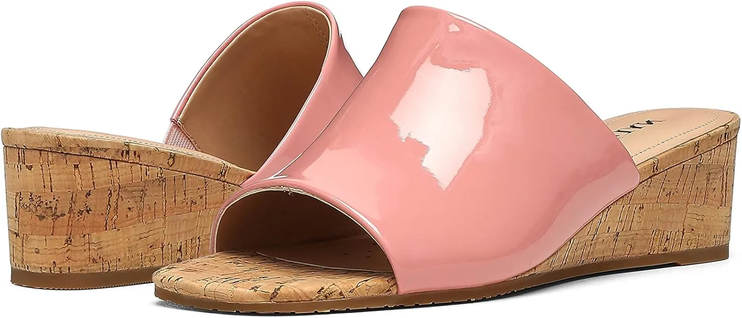 NYDJ Women's Comfortable And Designer Slip-on Mules In Wedge Heels