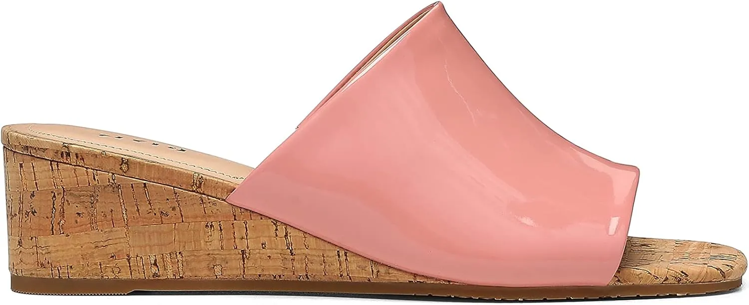 NYDJ Women's Comfortable And Designer Slip-on Mules In Wedge Heels