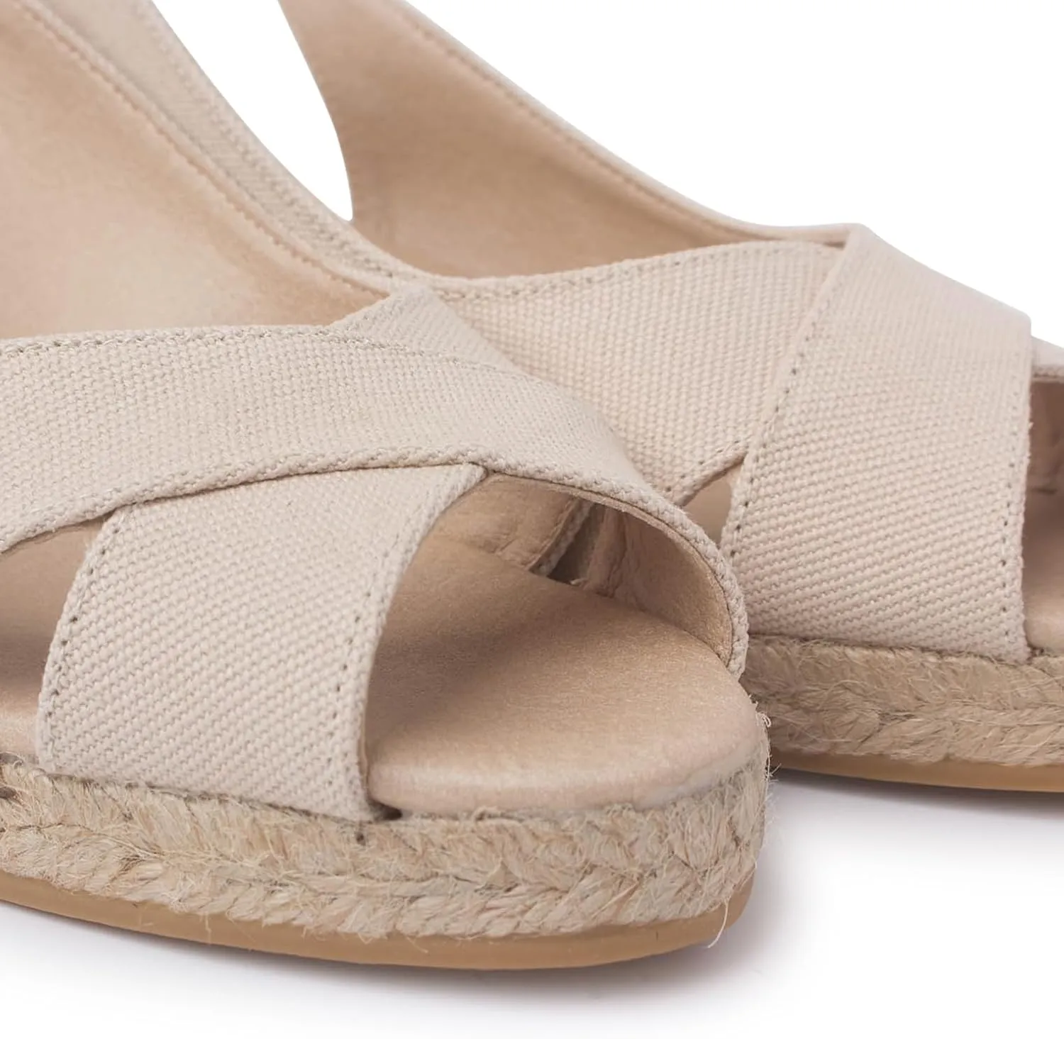 Oliva Espadrille Wedges: Sustainable, Vegan, Classic Style. Made in Spain